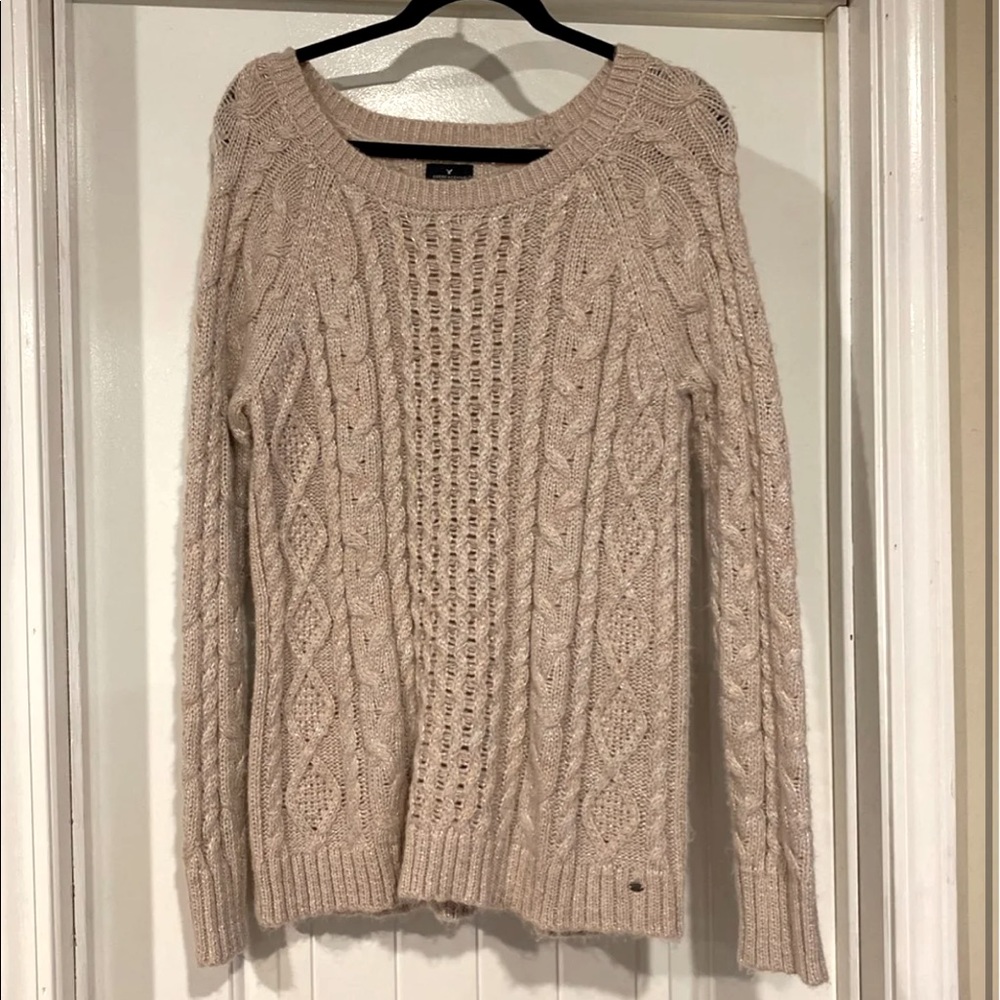 American Eagle Cable Knit Sweater